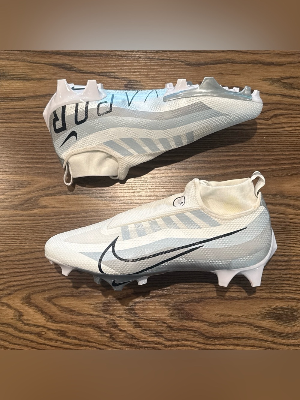 Size 11 Nike Vapor Edge 360 Pro Football Cleats White/Grey DQ3670-102